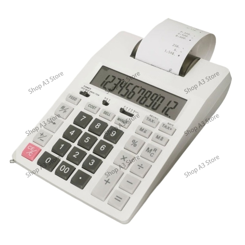 Commercial Printing Calculator - Calculatrice de bureau professionnelle monochrome pour