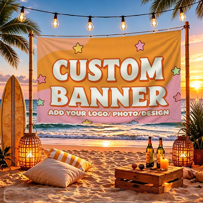 Commercial Printing Images - Drapeaux publicitaires personnalisés adaptés aux logos