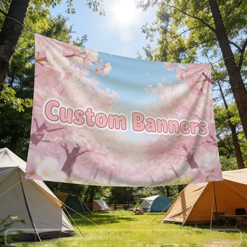 Commercial Printing Images - Drapeaux publicitaires personnalisés adaptés aux logos