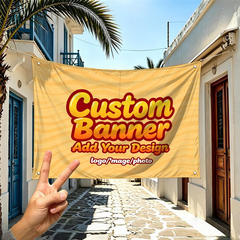 Commercial Printing Images - Drapeaux publicitaires personnalisés adaptés aux logos