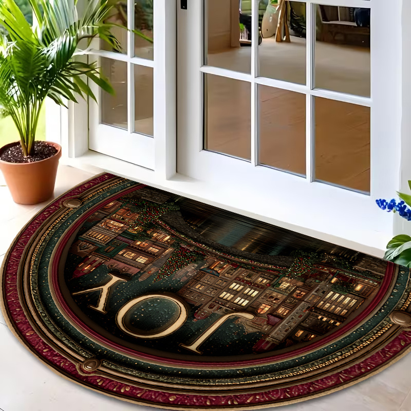 Tapis d'entrée rond à imprimé  - Commercial Printing And Graphics avis et prix