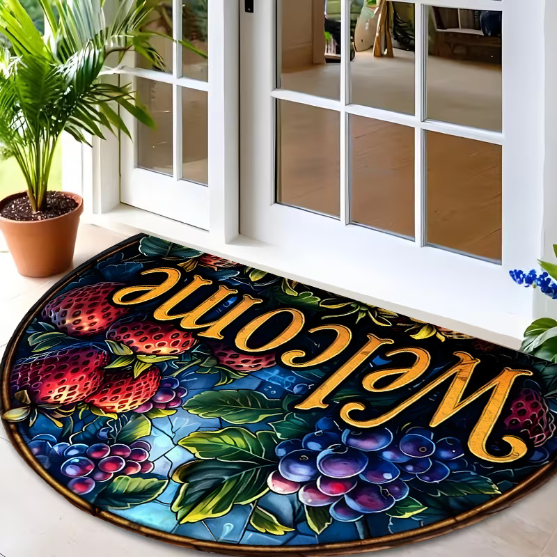 Tapis d'entrée rond à imprimé  - Commercial Printing And Graphics avis et prix